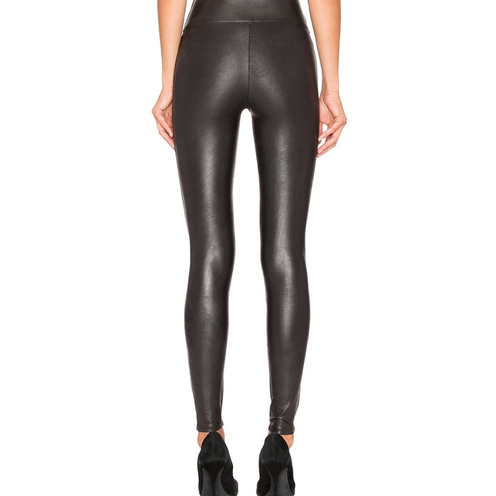 Spanx Faux Leather Leggings | Size Medium - Picture 2 of 5